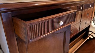 Aparador/zapatero madera maciza cerezo