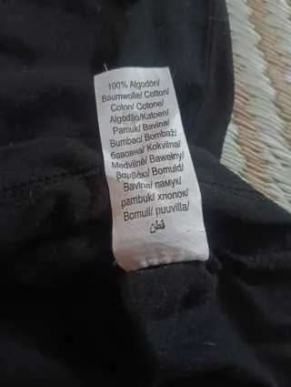 Camiseta Negra Talla S HEIDI METAL