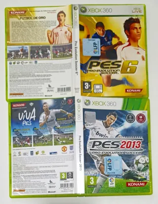 PES 6 y PES 2013 Xbox 360