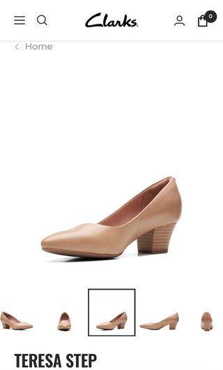 Zapatos tacón Clarks Teresa Step Talla 39.5