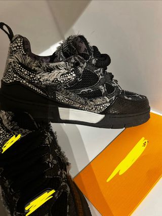 Scarpe Louis Vuitton x Swarovski Nere Argento