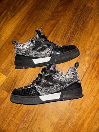 Scarpe Louis Vuitton x Swarovski Nere Argento