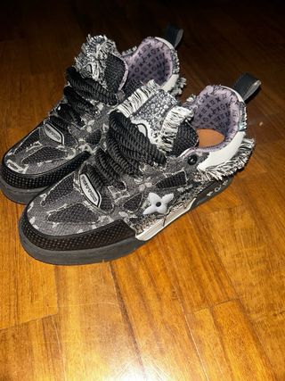 Scarpe Louis Vuitton x Swarovski Nere Argento