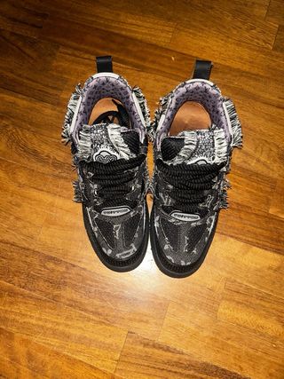 Scarpe Louis Vuitton x Swarovski Nere Argento