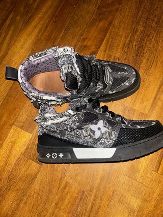 Scarpe Louis Vuitton x Swarovski Nere Argento