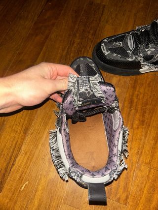 Scarpe Louis Vuitton x Swarovski Nere Argento