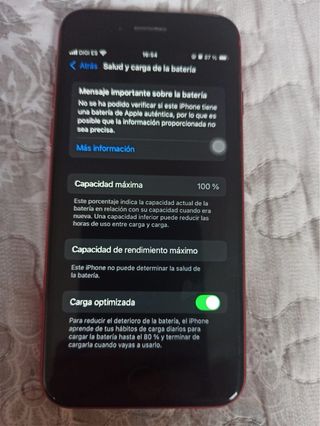 iPhone SE 2ª Gen 2020 Rojo 256GB
