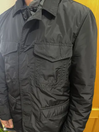 Chaqueta Massimo Dutti Negra Hombre