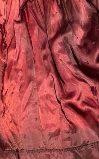 Abrigo Piel Zorro Beige/Naranja Talla Única