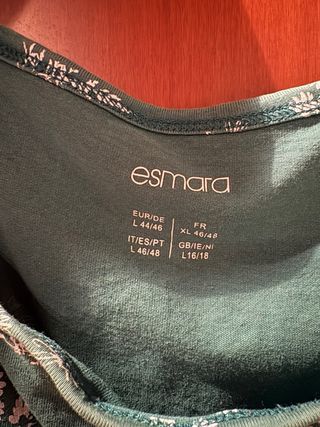 Vestito Esmara donna verde floreale