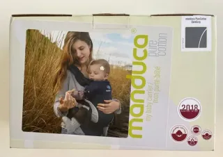 Mochila portabebés Manduca gris