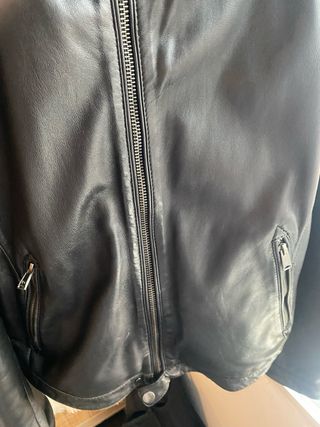 Cazadora de hombre piel/ovino