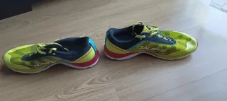 Zapatillas running Salming D1 verde/amarillo