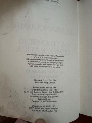 Història de Catalunya dirigida por Pierre Vilar