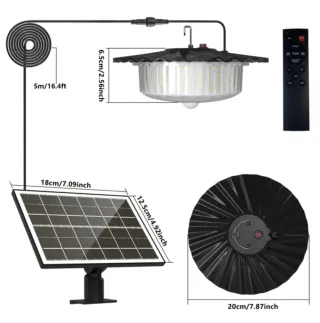 Lámpara Solar Colgante 396 LED