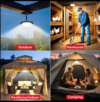 Lámpara Solar Colgante 396 LED