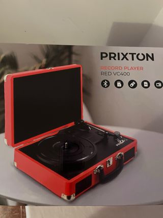Tocadiscos PRIXTON RED VC400