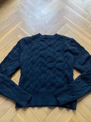 Jersey Polo Ralph Lauren Negro Trenzado