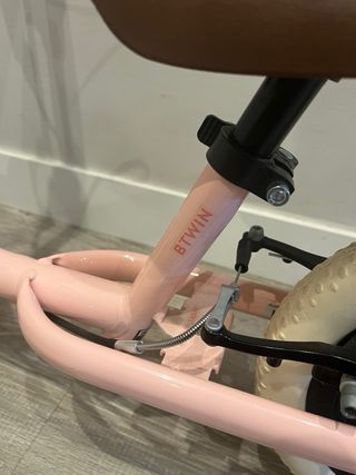 Bici sin pedales rosa