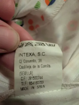 Vestido Flamenca Talla 42 Multicolor