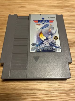 Top Gun NES - Completo: Caja + Manual + Corcho PAL