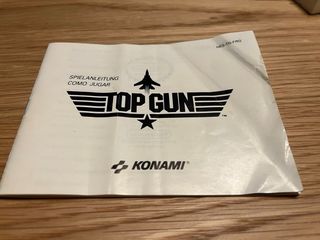 Top Gun NES - Completo: Caja + Manual + Corcho PAL