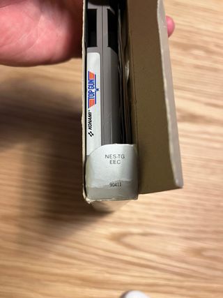 Top Gun NES - Completo: Caja + Manual + Corcho PAL