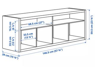 Mueble TV IKEA madera como nuevo