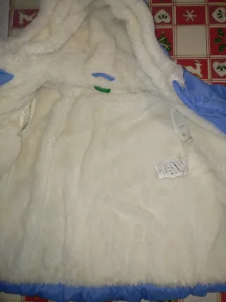 Giubbotto Benetton azzurro 4/5 anni