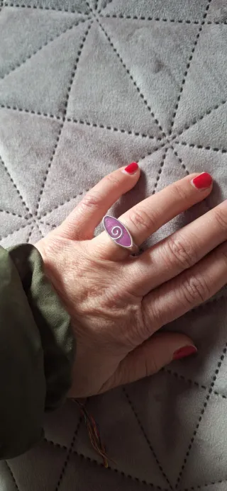 Lote 4 Anillos Plata Juveniles, diferentes tamaños