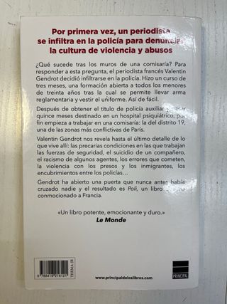 Poli un periodista infiltrado en la policía