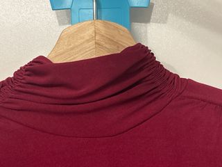 Blusa Zara Manga Larga Cuello Alto