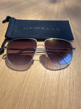 Gafas de sol Hawkers plateadas y marrones