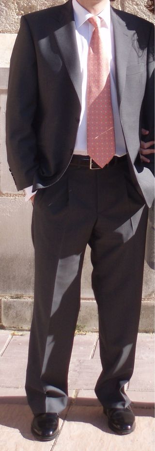 Traje Gimeno Gris Marengo Lana y Mohair