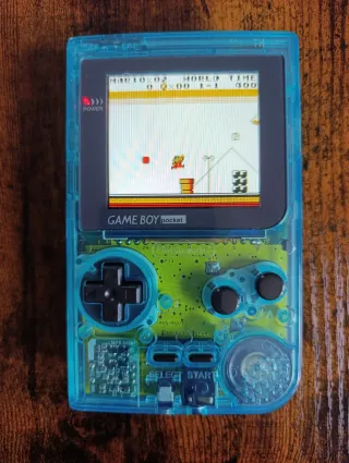 Nintendo Game Boy Pocket Blu Trasparente