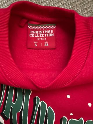 Lote 2 sudaderas navideñas talla S/M y 5/6 años