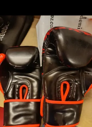 Guantes de Boxeo GINGPAI Dragón Rojo