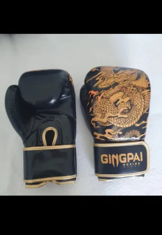 Guantes de Boxeo GINGPAI Dragón Rojo
