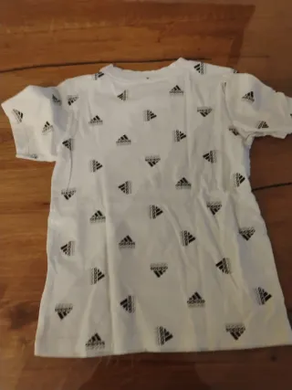 Maglietta Adidas fantasia logo 7-8 anni