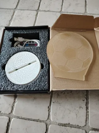 Lampada 3D multicolor acrilico