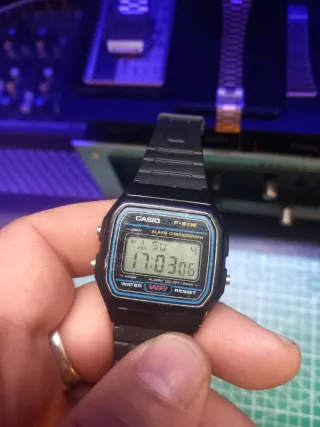 Casio F-91W Negro Vintage