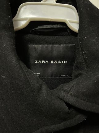 Cazadora Zara Negra Talla XS