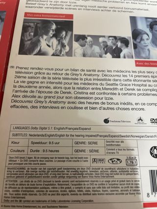 Grey's Anatomy DVD Stagione 2 Parte 1 & 2