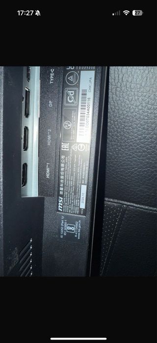 MSI MAG 341CQP QD-OLED Monitor Curvo 34 Pollici Rotto