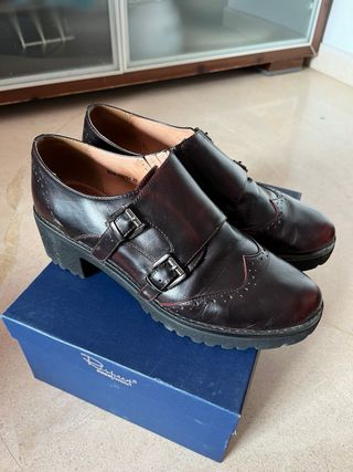Zapatos Respect Burdeos Talla 39