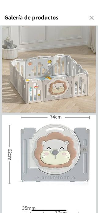 Parque infantil plegable