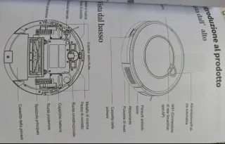 Robot Aspirapolvere aspirapavimenti E2 - 6000 Pa
