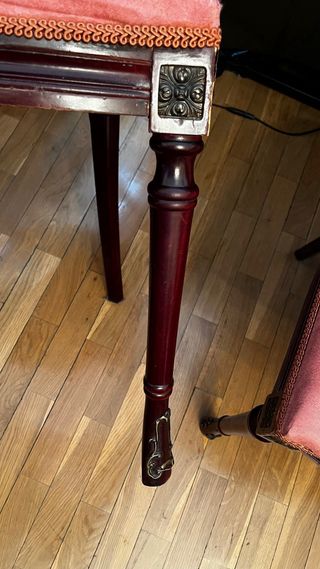 Sillas Caoba Estilo Luis XV