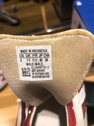 Zapatillas Fútbol Sala Adidas Messi Talla 41.5