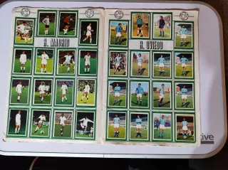 Álbum cromos fútbol Disgra 1975/76